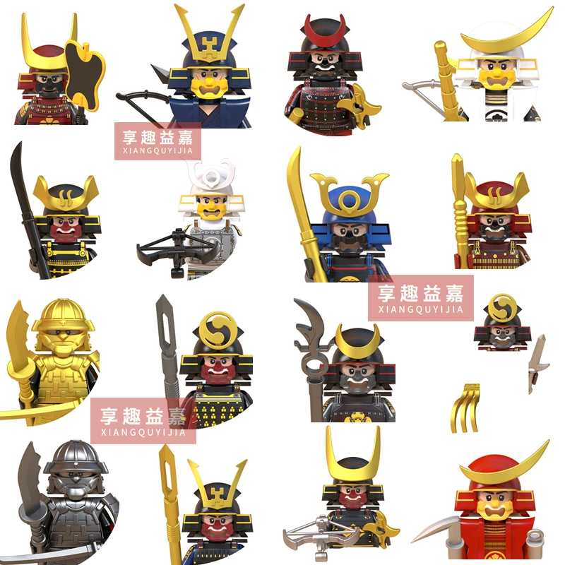 Арбалет ниндзя одиночного и среднего возраста катана строительные блоки фигурка