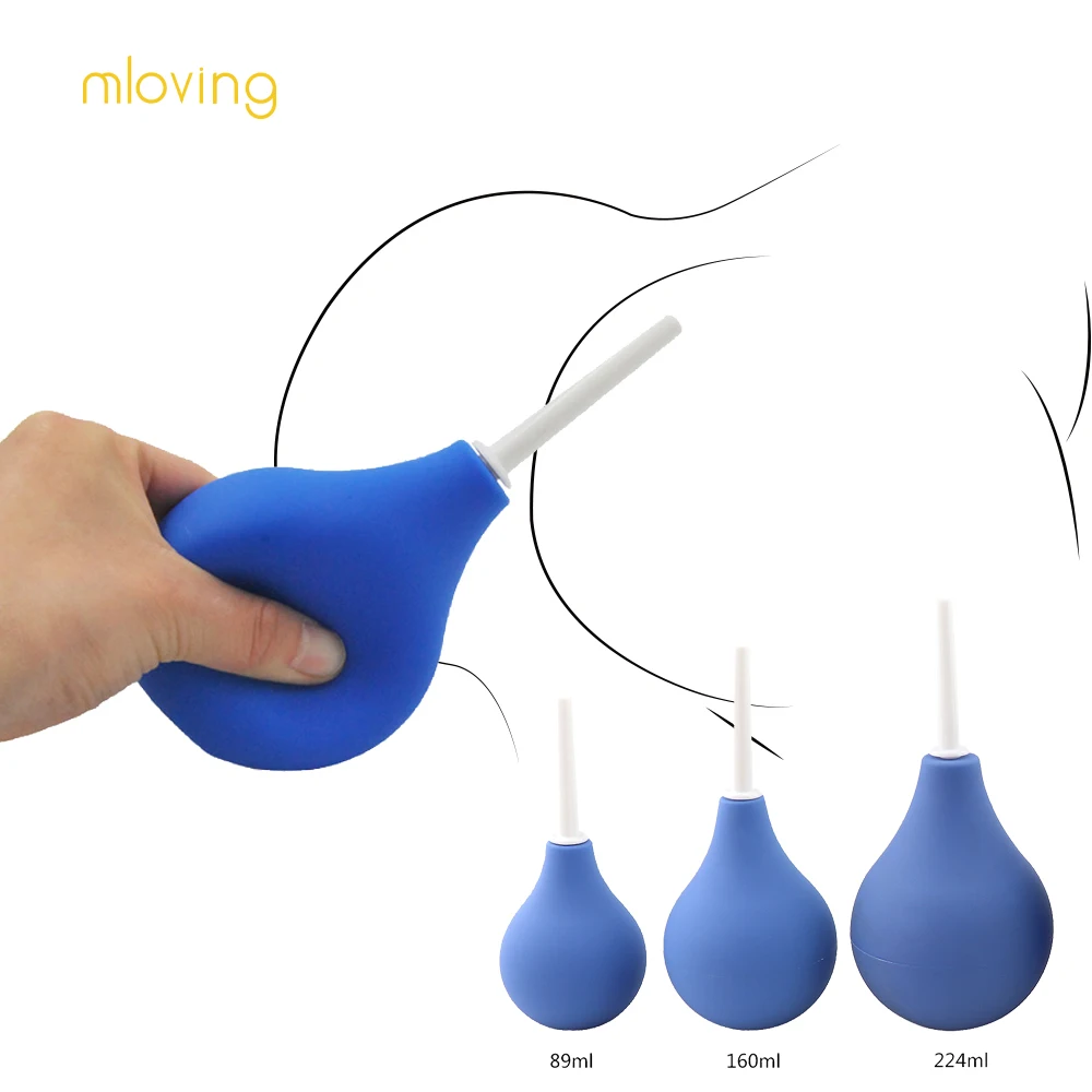 Анальный силиконовый Сферический клизмы вагинальный ирригатор для женщин или