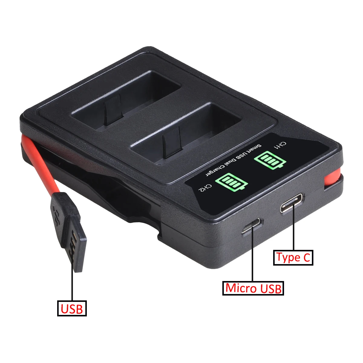 CGA-S006 DMW-BMA7 аккумулятор + встроенное зарядное устройство USB для Panasonic CGA S006 S006E S006A DMC