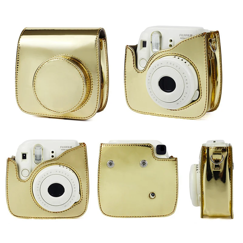 Fujifilm Instax Mini camera Bag ColorfuI мгновенный аксессуар для камеры из искусственной кожи чехол с плечевым ремнем для Instax Mini 9 Min8 8