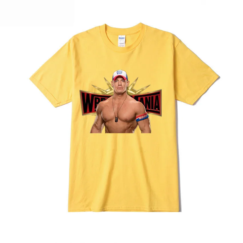 

Men's 2021 summer T-shirt WWE fighting star Senna, high-quality cotton printing. O-collar T-shirt casual fashion shirt