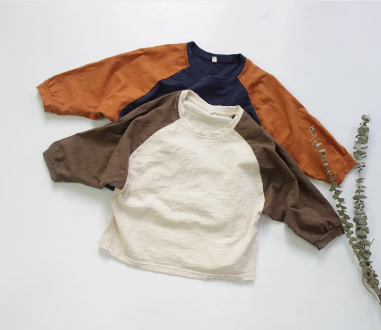 

Boys Girls Long Sleeve T Shirts Autumn Baby Boys Cotton Clothes T Shirts Children Batwing Sleeve Tops Tees Kids Clothing 18M-7T