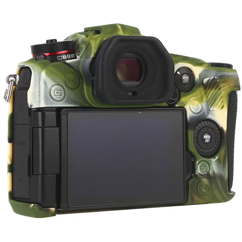 Силиконовый чехол для камеры LUMIX G9 Pro для Panasonic LUMIX G9 с текстурой личи, силиконовый защитный чехол для камеры