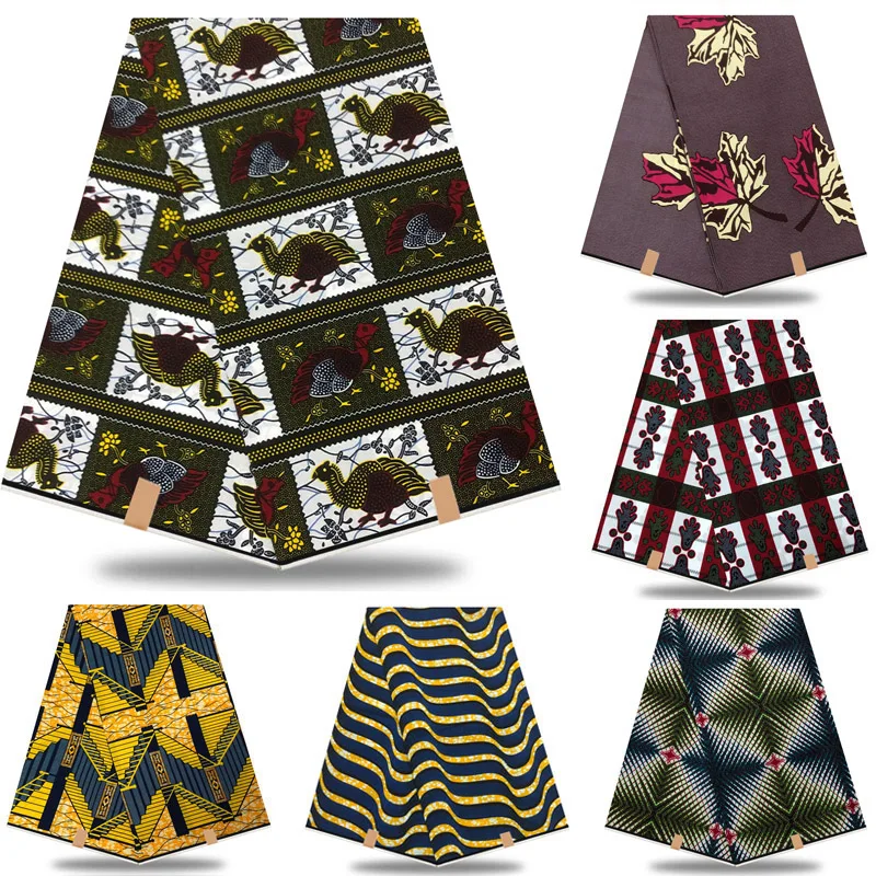 Самая популярная Настоящая Африканская восковая Ткань 100% хлопок в нигерийском