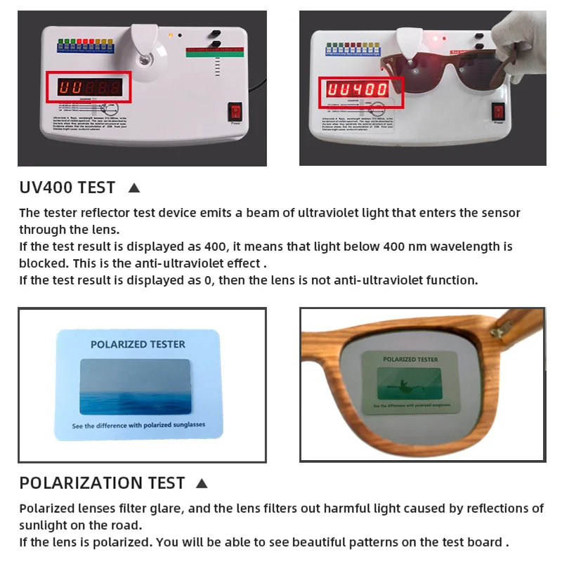 Солнцезащитные очки Мужские/Женские в стиле ретро с деревянными линзами
