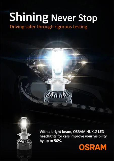 Osram LEDriving HL XLZ 2 0 H4 LED Bulbs 