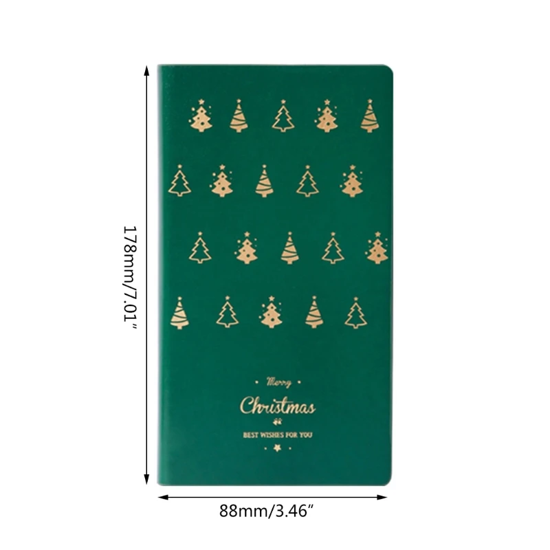 

Christmas Tree Leather Diary Notebook A6 Journal Agenda Planner Notepad Stationery Office School Supplies