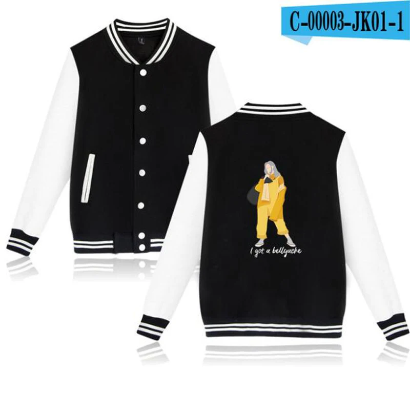 Женская толстовка в стиле хип-хоп с длинным рукавом флисовая бейсбольная рубашка