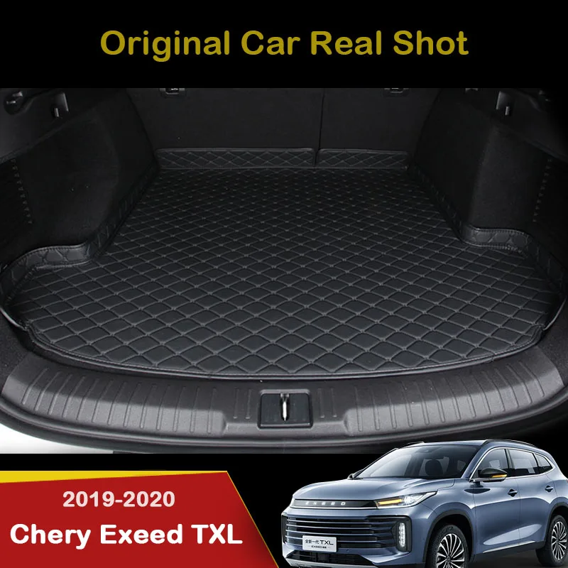 

Коврик для багажника автомобиля для Chery Exeed TXL 2020 2019 года, 5 мест/7 мест, аксессуары для интерьера, водонепроницаемый коврик для автомобиля
