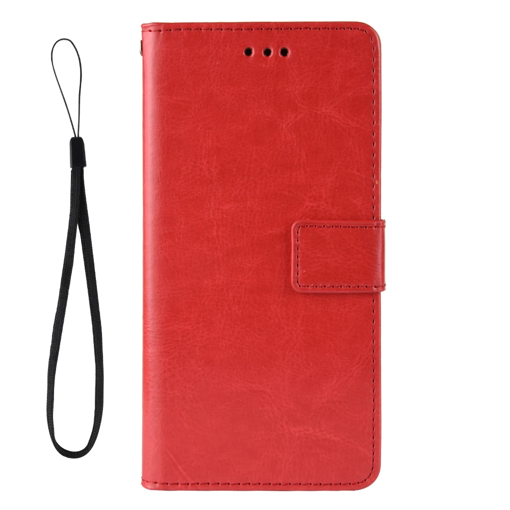 leather flip solid color case for infinix hot 9 play s5 pro note 7 smart 4c wallet card slot phone cover anti fall durable shell free global shipping