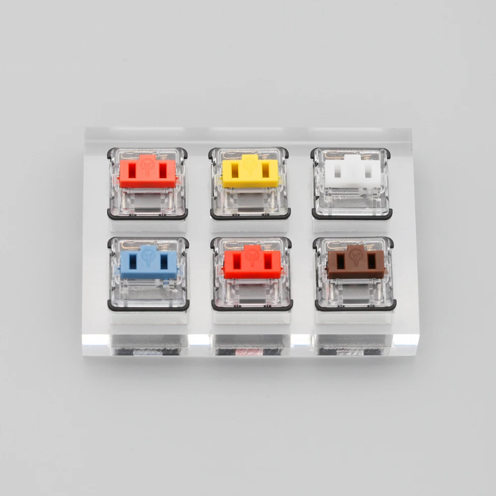 

Switch Tester 2X3 Kailh choc low profile switch brown white red dark yellow blue orange SMD RGB for Mechanical Keyboard