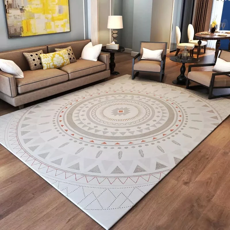 Скандинавский стиль геометрический прикроватный ковер 200*250 см журнальный столик