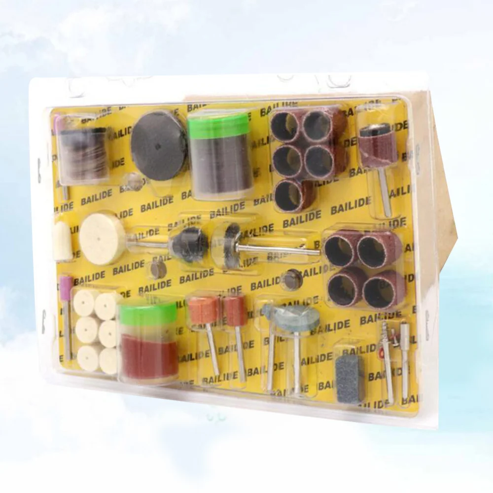 

105Pc 2.35MM Handle Electric Grinding Accessories Wood Carving Practical Grindering Polishing Suit Polishing Double Grinding Hea