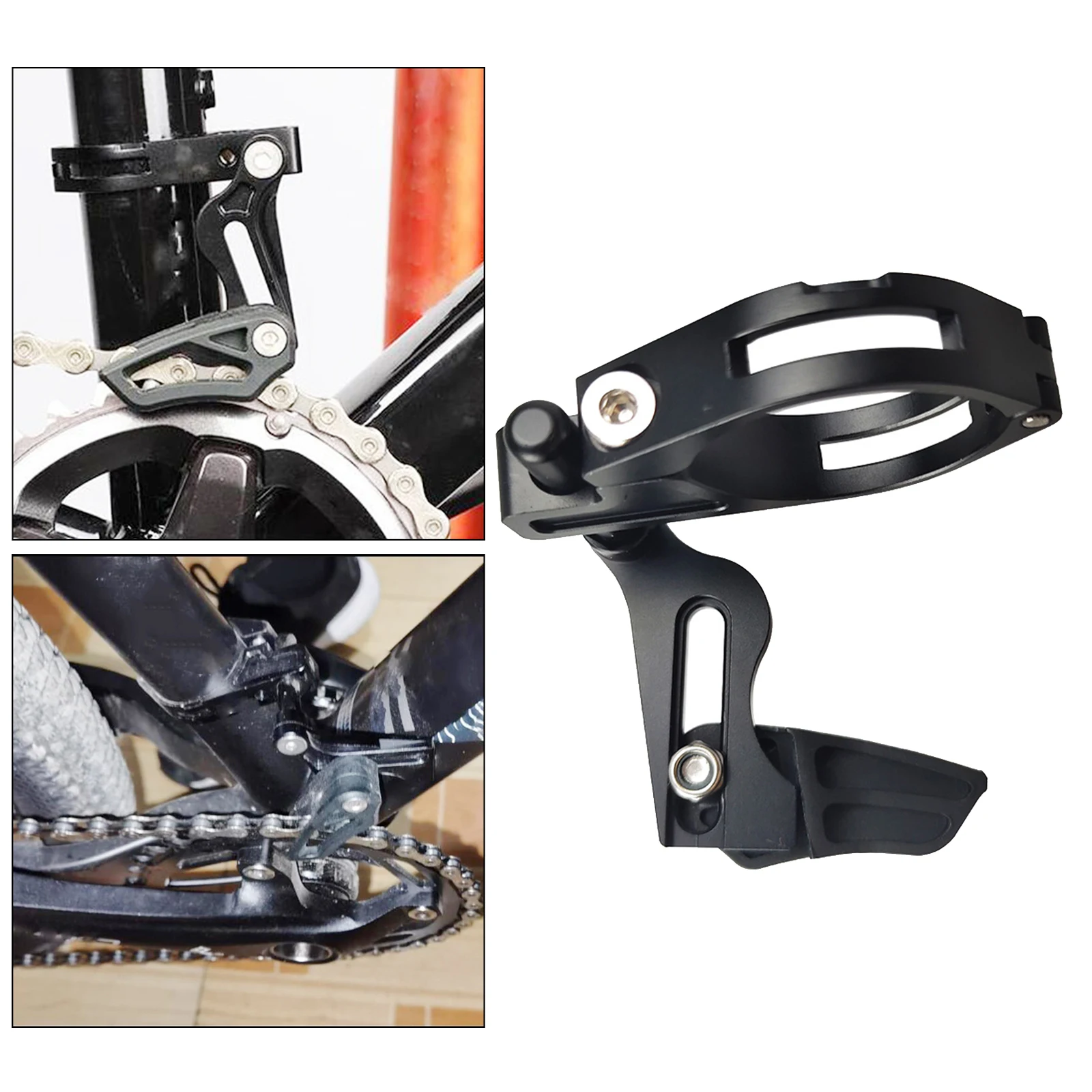 

Low Mount Seat tube Clamp Chain Guard Guide MTB Road Bike Single Oop 35-31.88mm