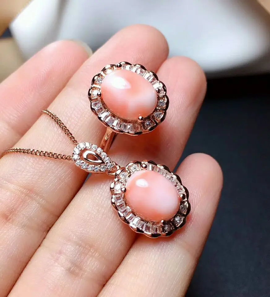 Комплект из колье и серёг серебра 925 пробы|Ювелирные наборы| |