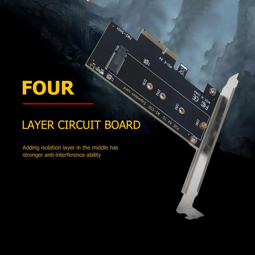 адаптер m 2 nvme ssd на pcie 30 x1 4x интерфейсн