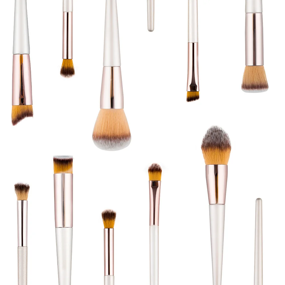 1 шт. роскошные кисти для макияжа цвета шампанского нанесения пудры румян теней