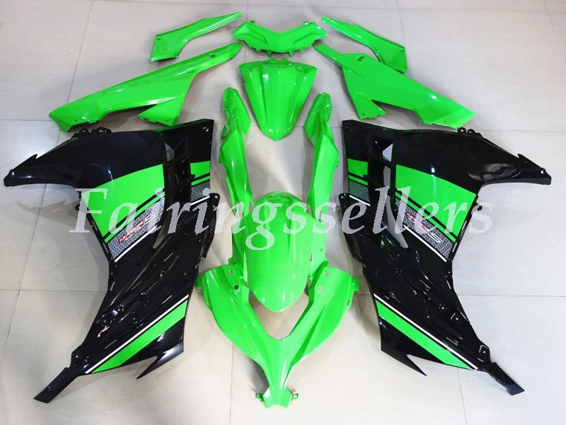 ABS пластик Литья Под Давлением Мотоцикл Обтекатели комплект подходит для Kawasaki Ninja 300 EX300 ninja300r 08-13 на заказ