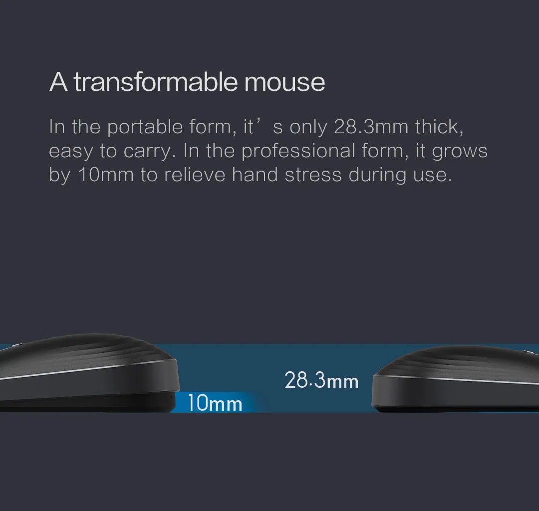 Xiaomi MIIIW M18 Transformable Elite Mouse 2.4Ghz Wireless / Bluetooth 6 Xiaomi MIIIW M18 Transformable Elite Mouse 2.4Ghz Wireless / Bluetooth 6
