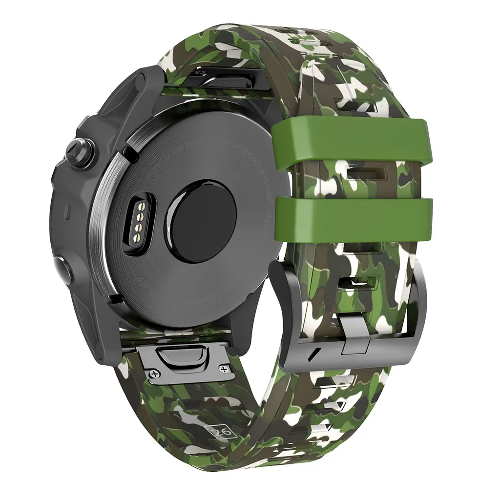 OTOKY Silicone Bracelet Watch Band Wrist Strap For Garmin Fenix 5X/5X Plus 3/HR WatchWrist Belt 2 Colors | Наручные часы