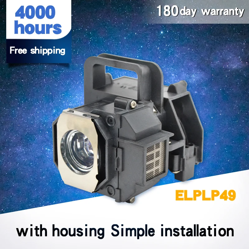 Лампа проектора V13H010L49 ELPLP49 для Epso n EH TW2800 TW2900 TW3000 TW3200 TW3500 TW3600 TW3800 TW4000 TW4400 HC8700UB