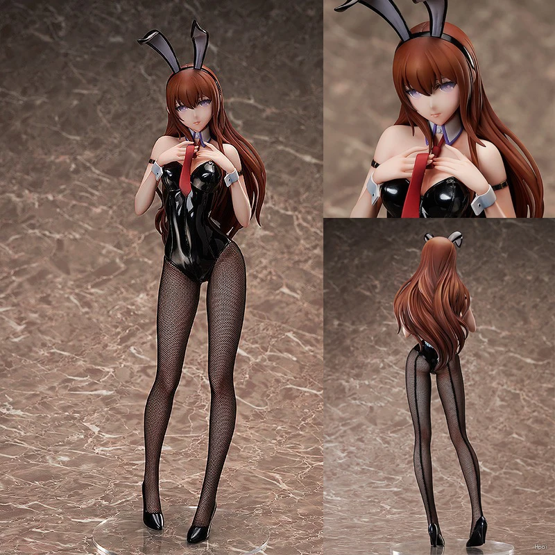 41 см телефон ворота Kurisu Makise сексуальная аниме-Фигурка кролика Ver. Экшн-фигурка