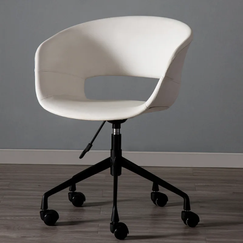 

Louis Fashion Factory Direct Computer Chair Modern Simple Leisure Leather Conference Swivel Chair Nordic Office Anchor Chair