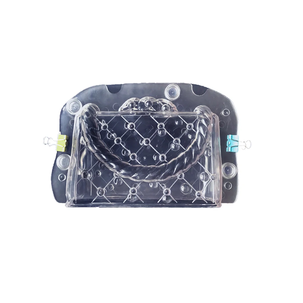 

Creative Plastic Chocolate Mould Polycarbonate Bag Candy Cake Decorating Tools Molds 3D DIY Handmade lady bag Chocolate Mold