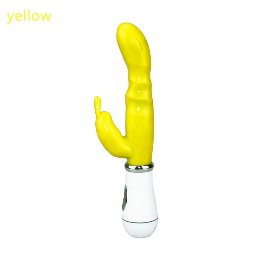 Водонепроницаемый вибратор секс игрушка двойной стержень мастурбация кролик