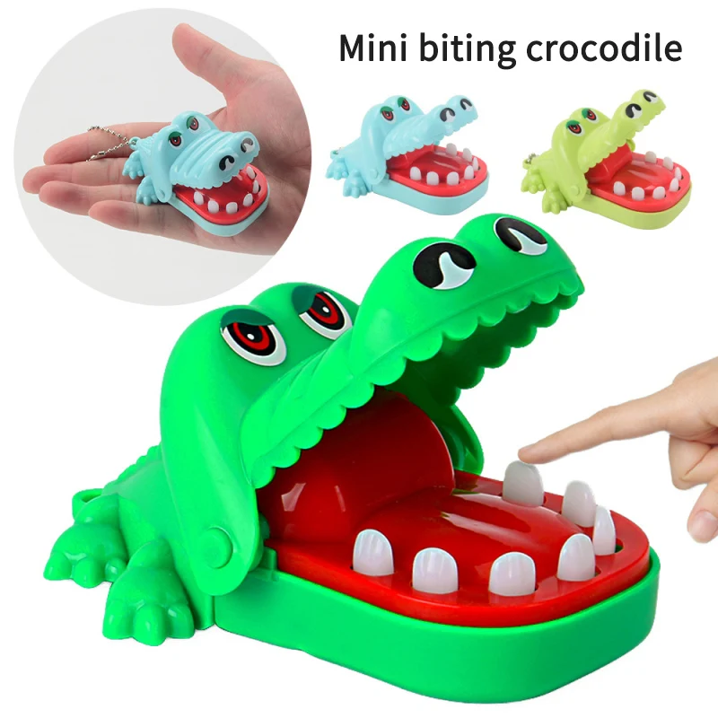 

2021 Novelty Practical Toy Large Crocodile Mouth Dentist Biting Finger Jokes Toys Funny Family Games Gift For Children