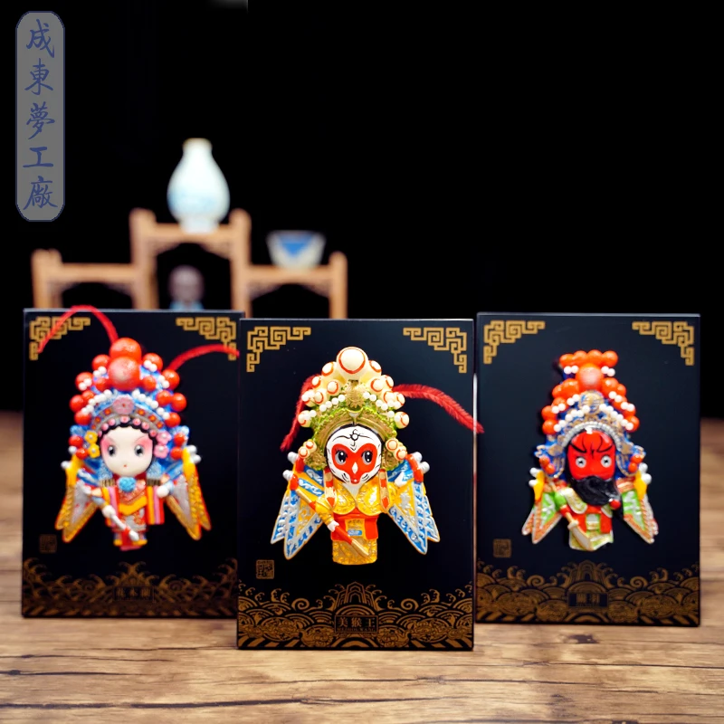 

Peking Opera Face Makeup Characters Desktop Decoration Chinese Characteristics National Quintessence Gifts Gifts for Friends