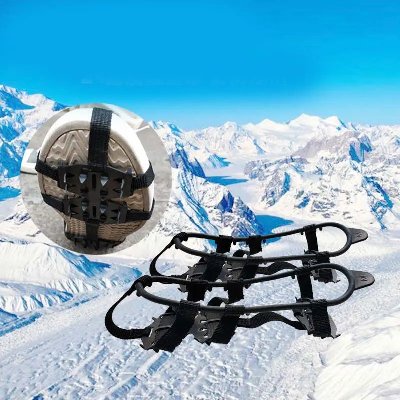 

H Universal Non-Slip Gripper Spikes Anti-Slip Over Shoe Durable Cleats with Good Elasticity Easy to Pull on and Take off t6