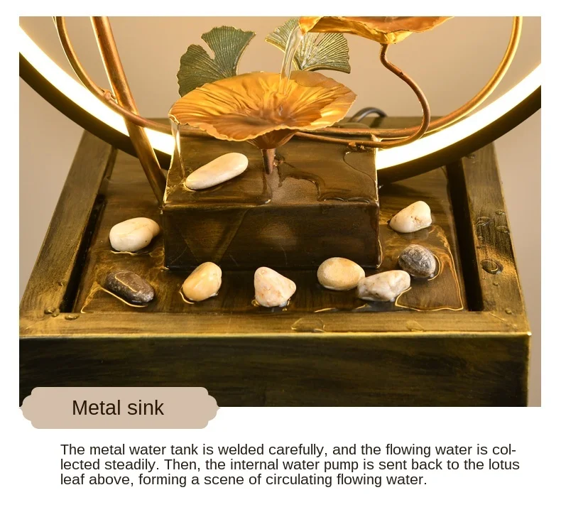 

Nordic Water Decoration Affordable Luxury Style Living Room Simple Modern Floor Home Creative Fortune Fountain