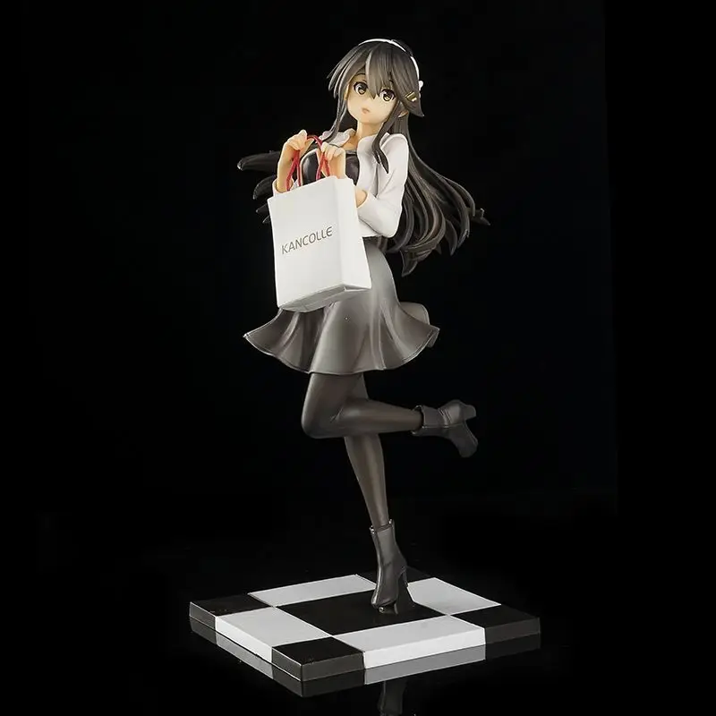 

Collection Anime Fleet Girls Collection Haruna shopping PVC Action Figure Anime Figurine Model Toys Figure Doll Gift