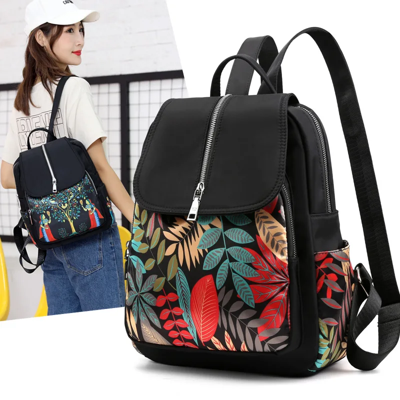 

Рюкзак Женский легкий с принтом, модный простой Повседневный ранец на плечо, школьный портфель для учеников, 2021