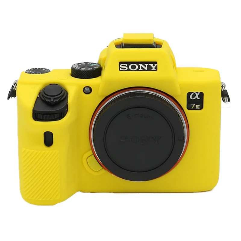 Новый мягкий силиконовый резиновый чехол для защиты камеры для Sony A7 III A7R3 марки 3.