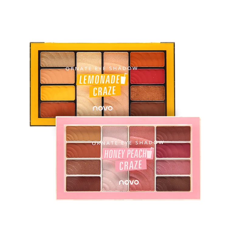 Charming Ornate Eyeshadow Cheeks Powder Lemonade and Honey Peach Matte Pigment Makeup Nude Highlight Brighten skin Waterproof