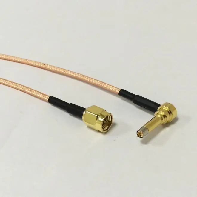 Антенный кабель удлинитель 3G MS156 под прямым углом к SMA разъему отрезок RG316 30/50/100 см