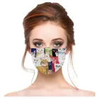 10 шт. Kawaii маски в наборе, женские модные одноразовые маски 3ply дышащие взрослые Защита Регулируемый Маска без украшений