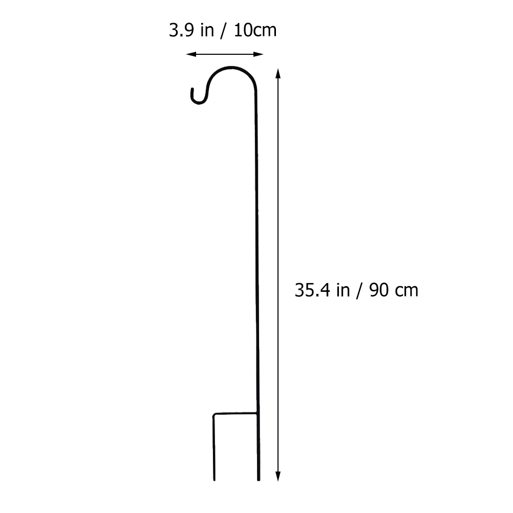 Садовые украшения Рамка пастырь крюк ремесленных сад вставка Железный жезл