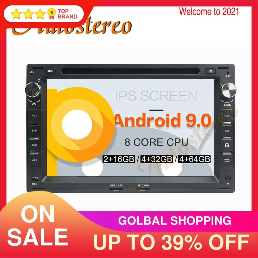 

Android 9 Octa Core Car DVD Player Multimedia Player GPS Navigation For VW Passat 1999-2005 Auto Radio Head Unit ISP Screen DSP