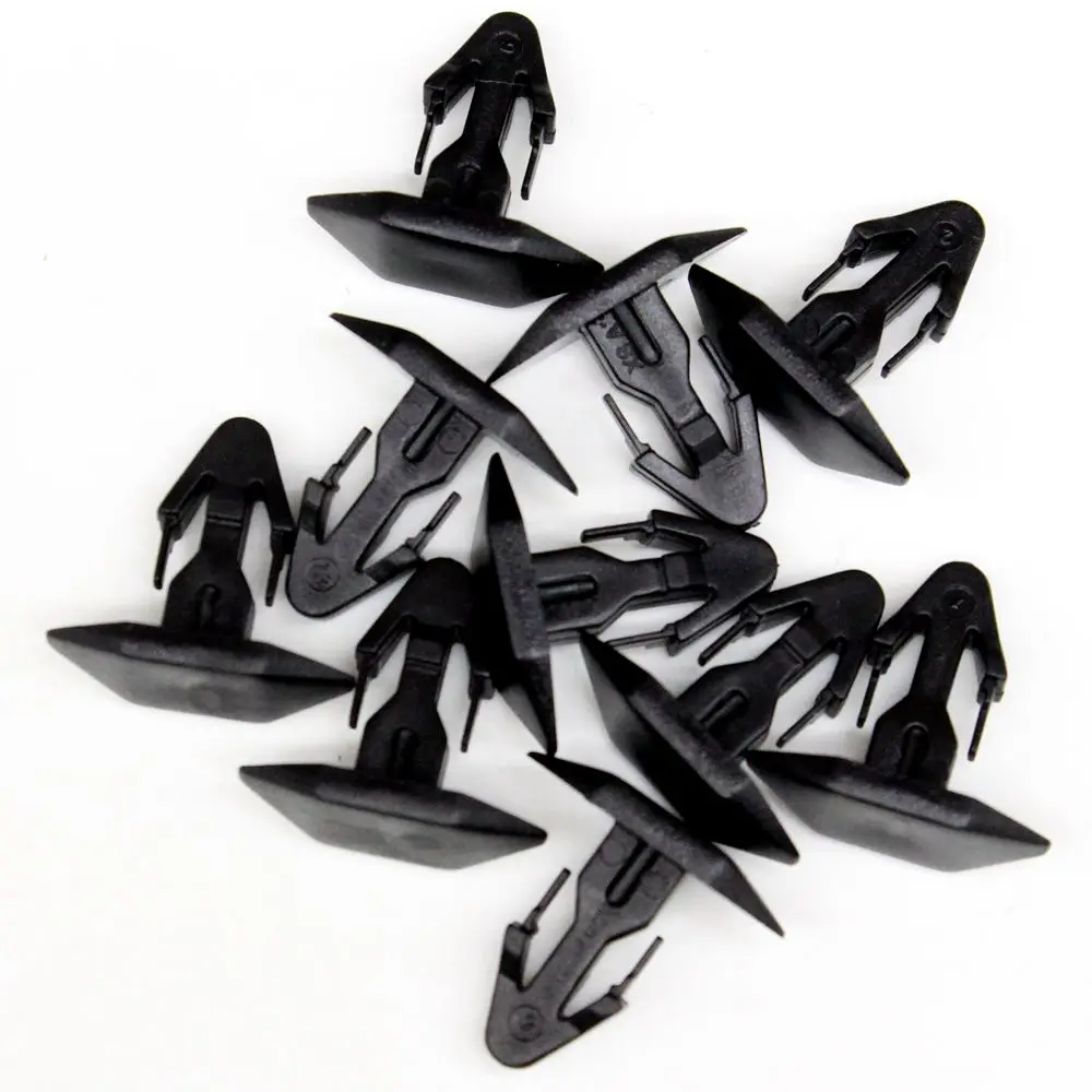 

10Pcs Rear Hood Cowl Weatherstrip Retaining Clip For Honda 91515SR3000