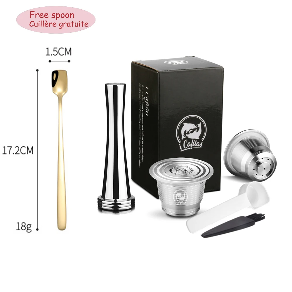 Многоразовый фильтр для капсул Nespresso Inissia Belr-Housewares  из нержавеющей стали