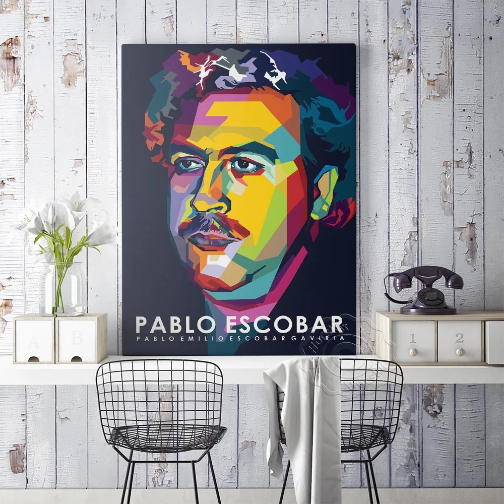 Постер с Пабло Эскобаром настенный художественный декор печатный постер