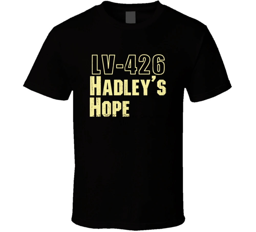 Мужская футболка с логотипом пришельцев из фильма Хадли надежды 1986 классическая