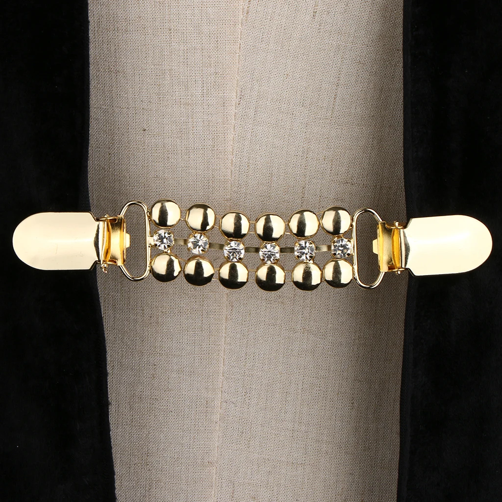 Кардиган ретро клип свитер женщин филигранный Cinch для платья зажим шали |