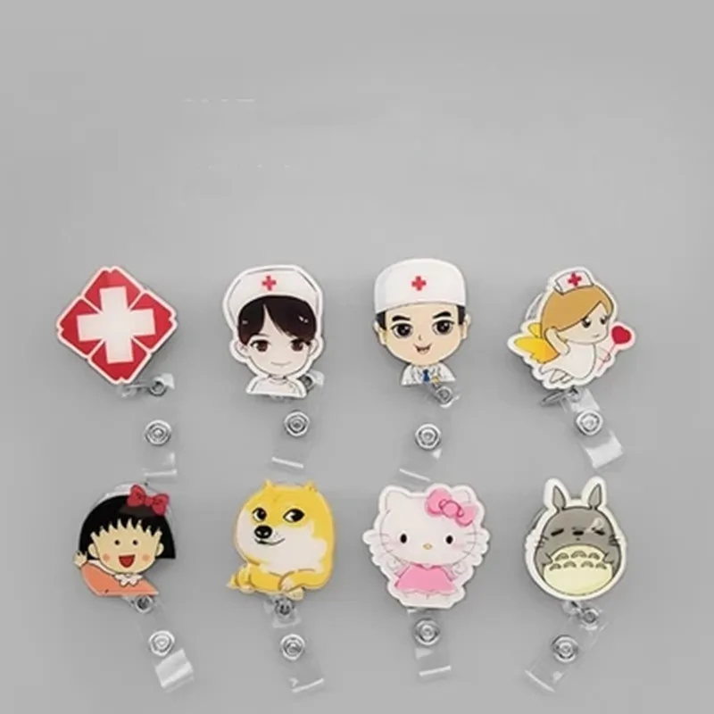 Милый выдвижной держатель значка катушка для идентификационной Карты студента