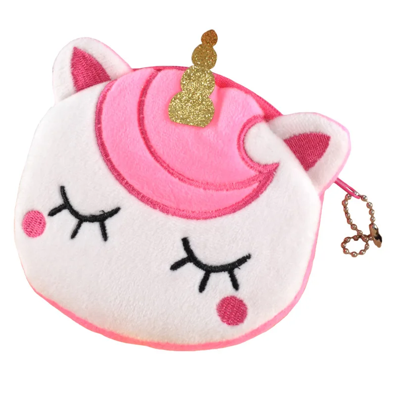 

Unicorn creative gift plush coin purse key chain pendant