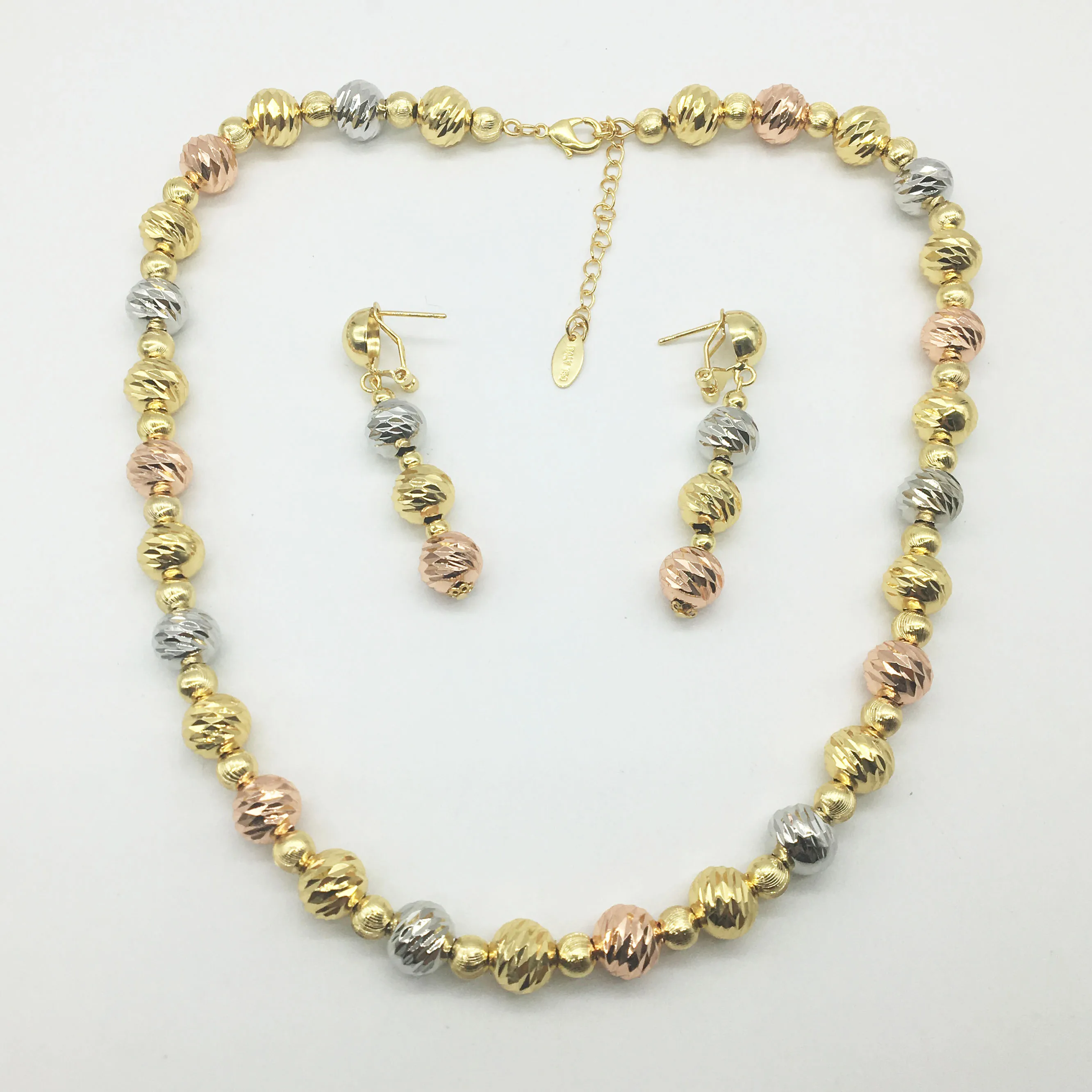 

The new wholesale fashion jewellery set is brighter dubai gold jewellery for women's anniversary parties and birthday trips