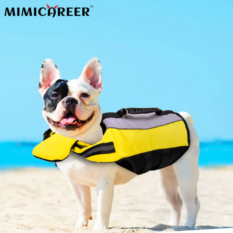 

Спасательный жилет для собак со светоотражающими крыльями, портативная складная подушка безопасности, водонепроницаемый купальный костюм...